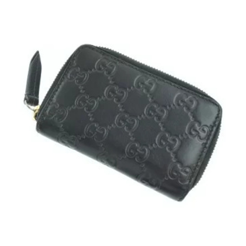 GUCCI Wallet Case Black All over Clothing